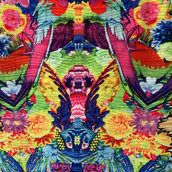 LF Millau Iris Print Bandage Mini Skirt - Picture 2 of 4